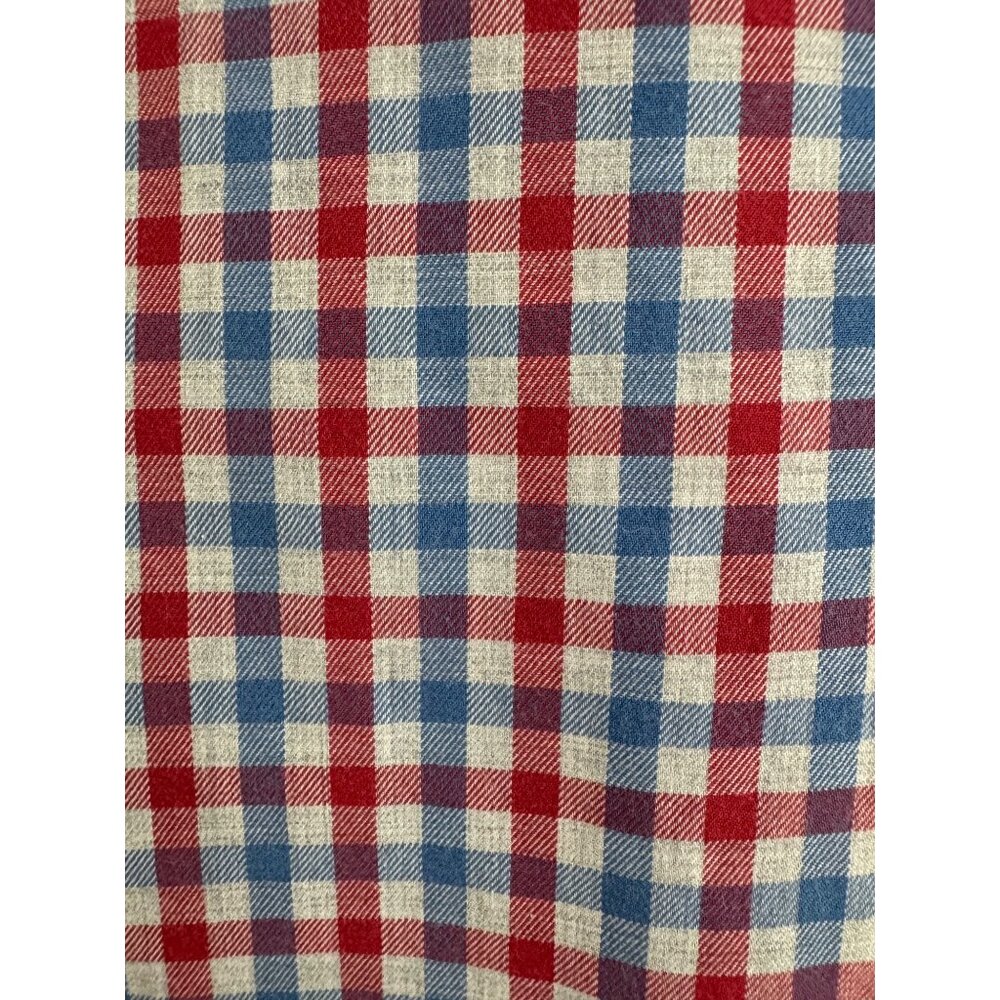 Vineyard Vines‎ Red Blue Check Gingham Preppy Slim Fit Tucker Shirt Size M Whale - Picture 6 of 9